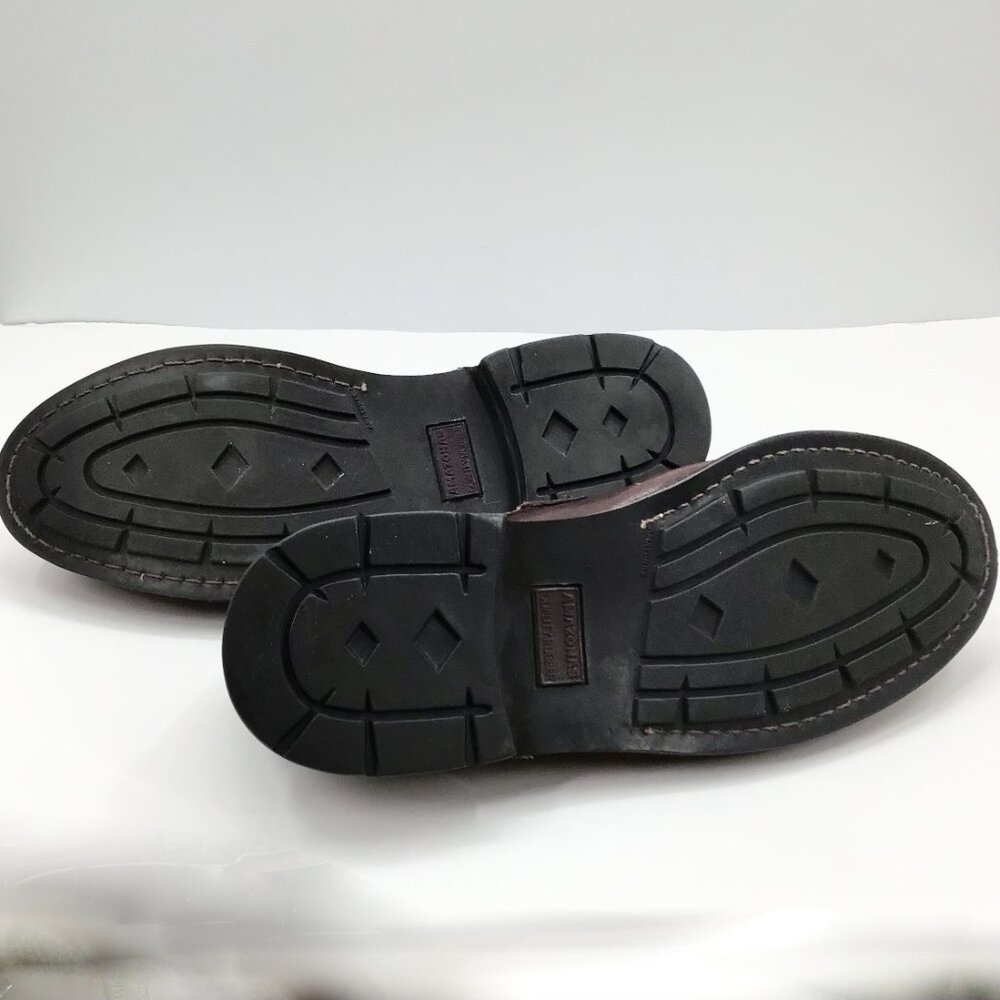 Vintage Men's 11 Toulon Amazonas Burgundy Shoes Monk Strap Leather Punk Gothic - Picture 12 of 13